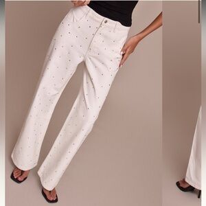 ⚜️ PrettyLittleThing Ivory Denim size US 2